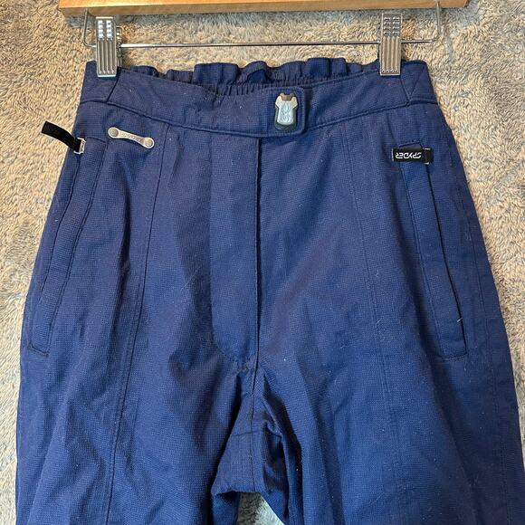Spyder Size 4 Women's Ski Pants Snowboard Navy Blue Thinsulate XT.L 10000 - Picture 4 of 10